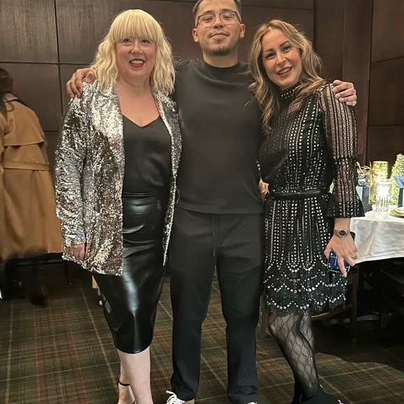 ASOS Miss Selfridge sequin blazer in silver - Picture 5 of 5